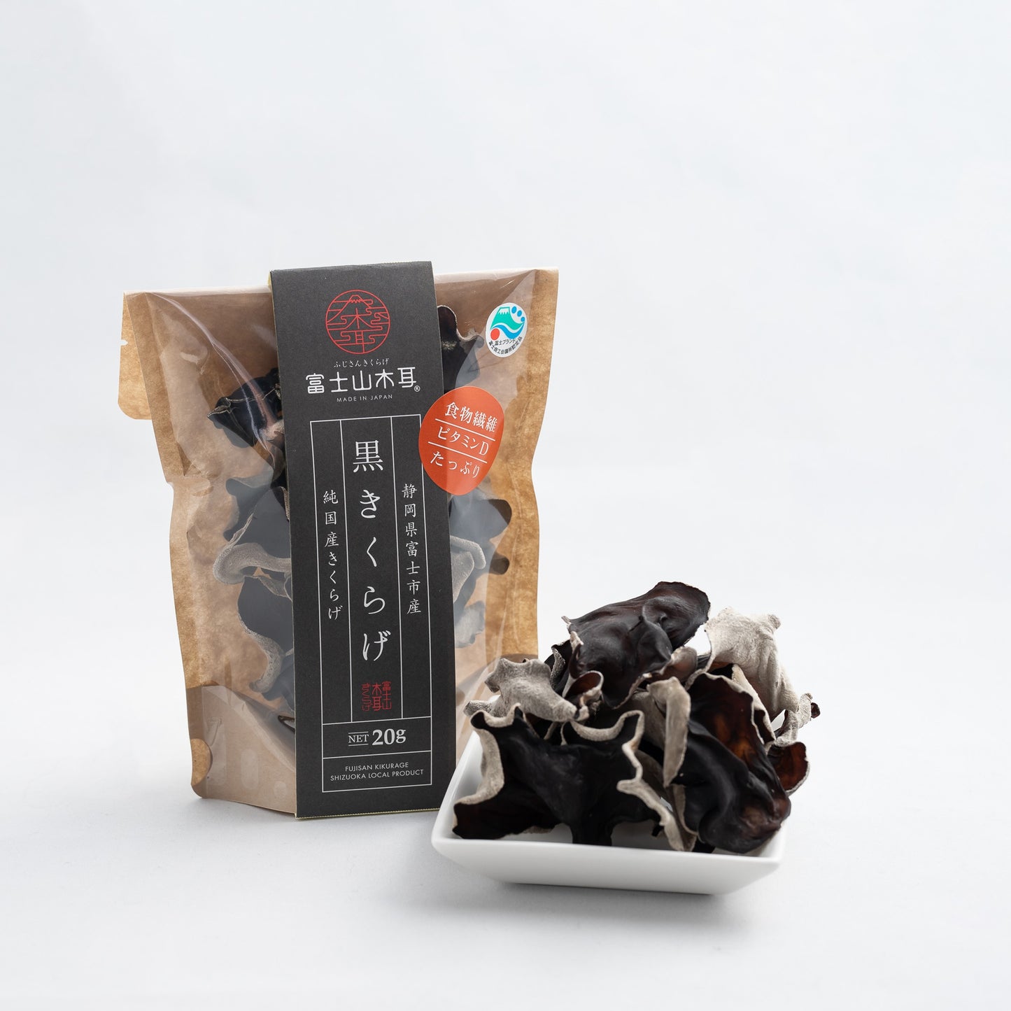富士山きくらげ ホール品 20g