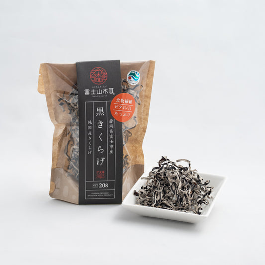 Fuji-san wood ear mushroom slices 20g